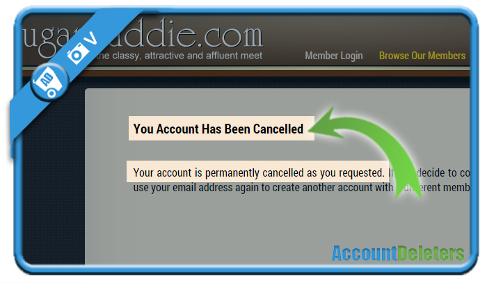 How To Delete Sugar Daddy Account