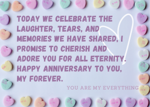 Anniversary Paragraphs for Him