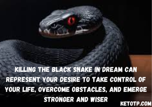 What Does it Mean to Dream of Killing a Black Snake?