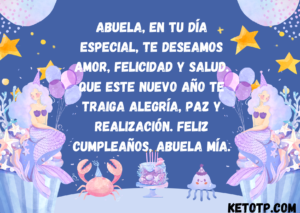 Happy Birthday Grandma Quotes in Spanish