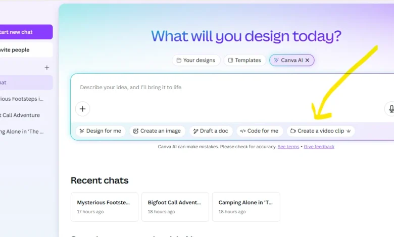 How to Generate AI Video on Canva